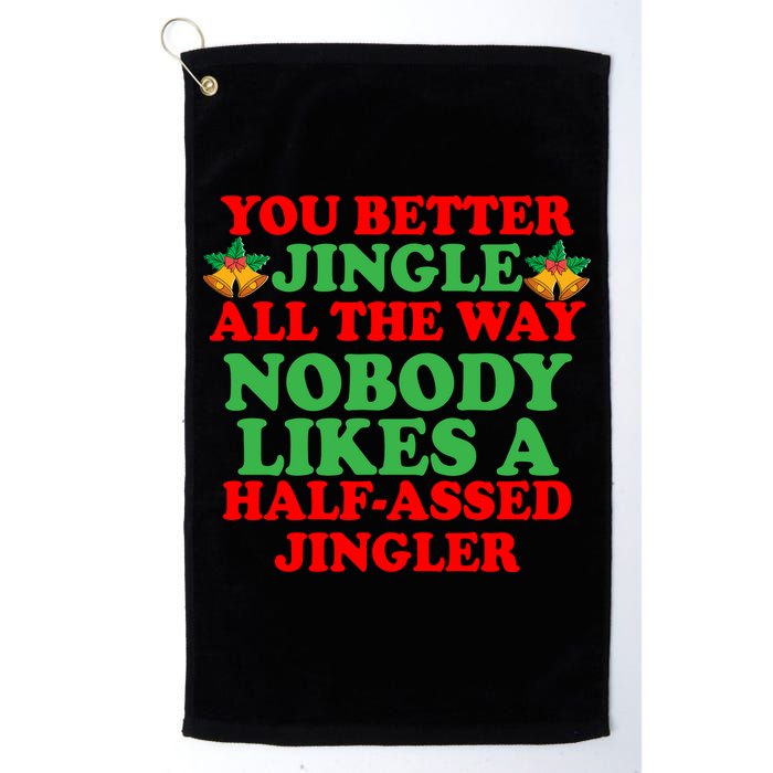 Jingle All the way Golf Towel