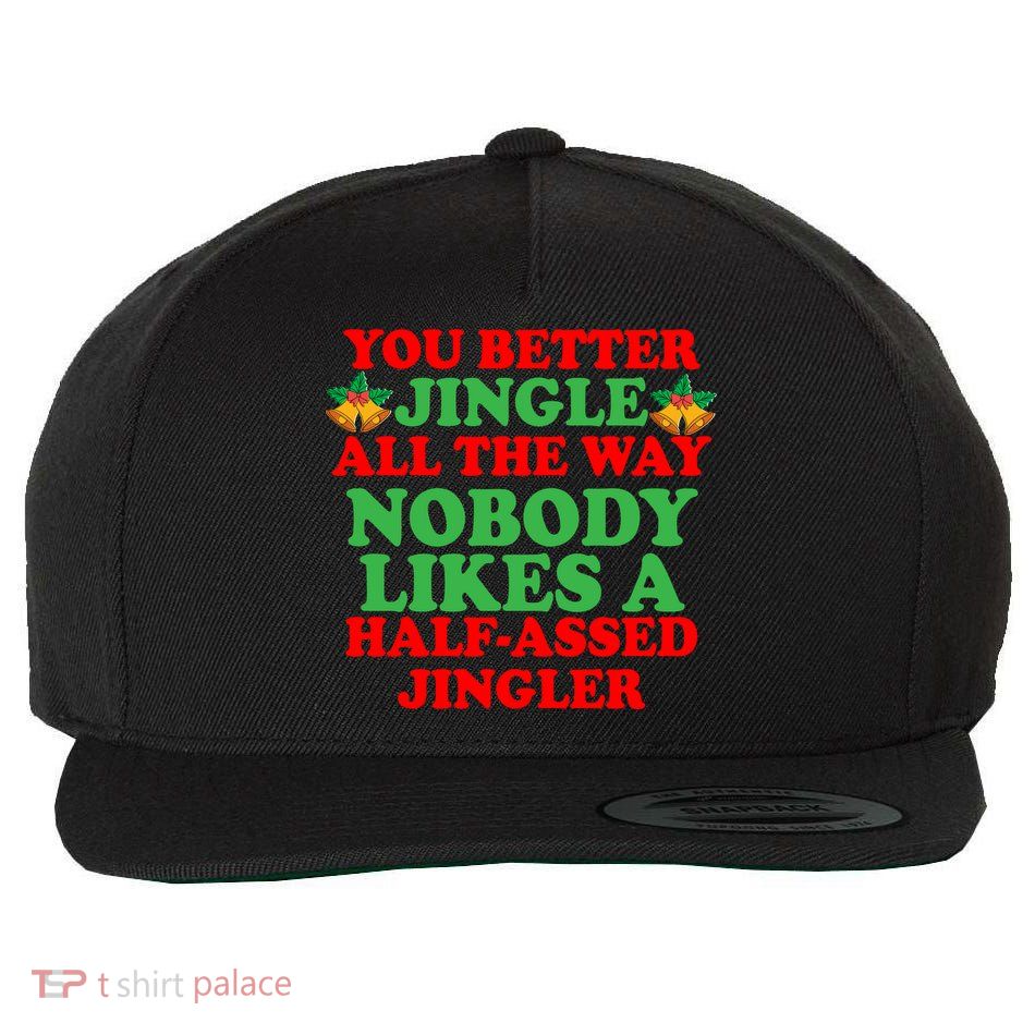 Jingle All the way Wool Snapback Cap