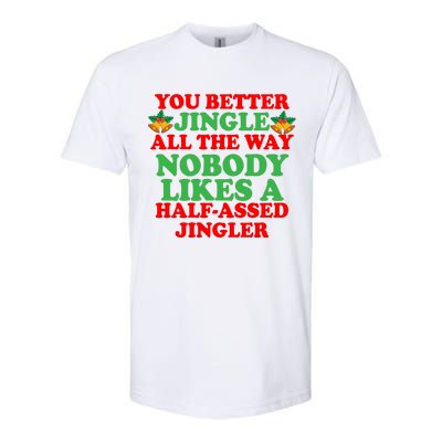 Jingle All the way Softstyle CVC T-Shirt