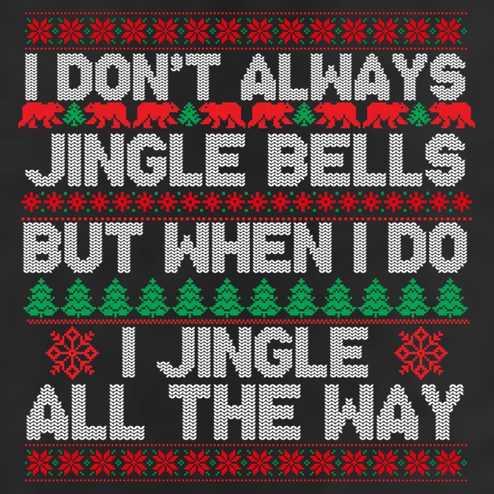 Jingle Bells All The Way Cool Comfort Performance Bucket Hat