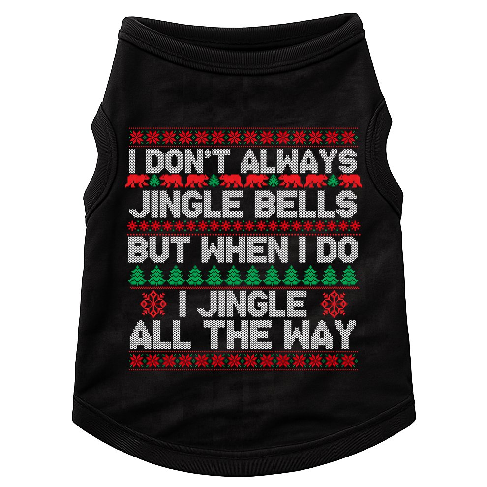 Jingle Bells All The Way Doggie Tank