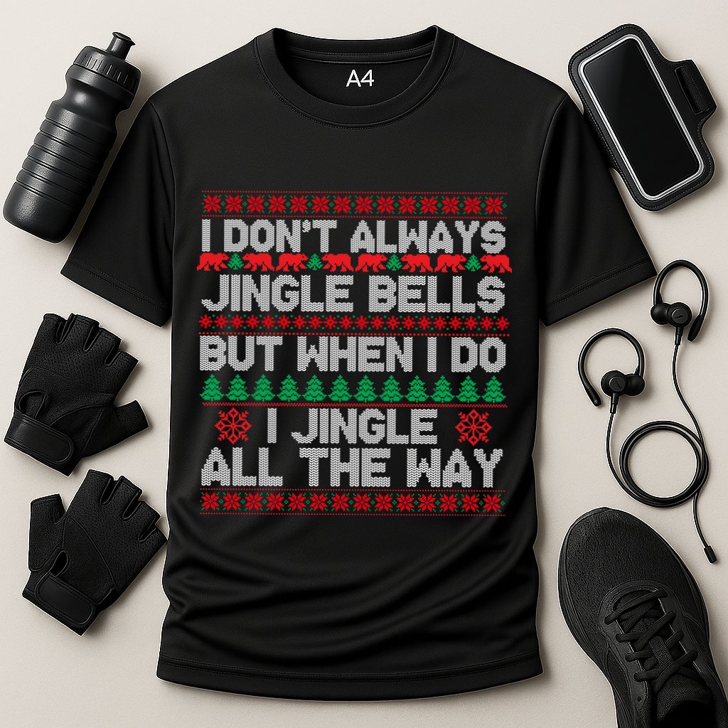 Jingle Bells All The Way Performance Shirt