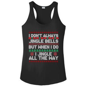 Jingle Bells All The Way Ladies PosiCharge Competitor Racerback Tank