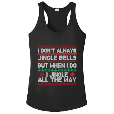 Jingle Bells All The Way Ladies PosiCharge Competitor Racerback Tank