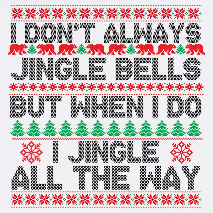 Jingle Bells All The Way Garment-Dyed Sweatshirt