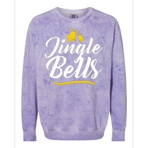 Jingle Bells Classic Christmas  Colorblast Crewneck Sweatshirt