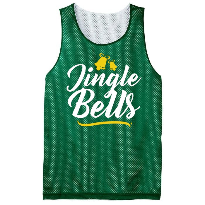 Jingle Bells Classic Christmas  Mesh Reversible Basketball Jersey Tank