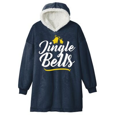 Jingle Bells Classic Christmas  Hooded Wearable Blanket