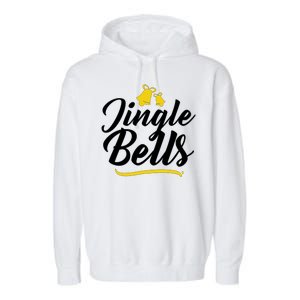 Jingle Bells Classic Christmas  Garment-Dyed Fleece Hoodie