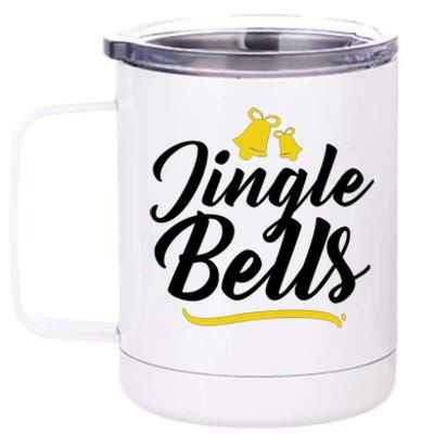 Jingle Bells Classic Christmas  12 oz Stainless Steel Tumbler Cup