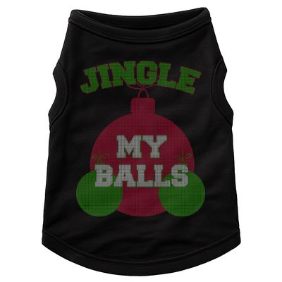 Jingle My Balls Funny X-Mas Doggie Tank