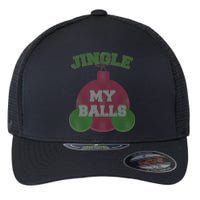 Jingle My Balls Funny X-Mas Flexfit Unipanel Trucker Cap