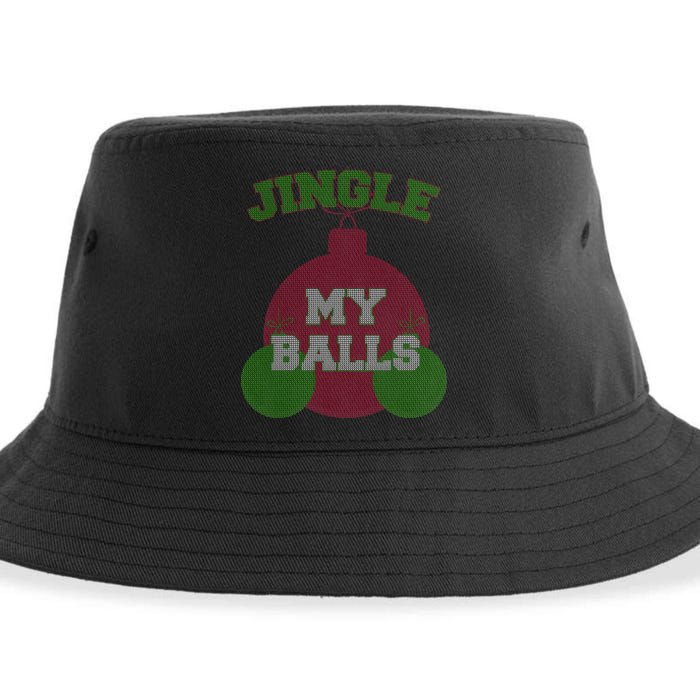 Jingle My Balls Funny X-Mas Sustainable Bucket Hat