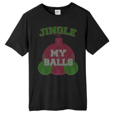 Jingle My Balls Funny X-Mas Tall Fusion ChromaSoft Performance T-Shirt