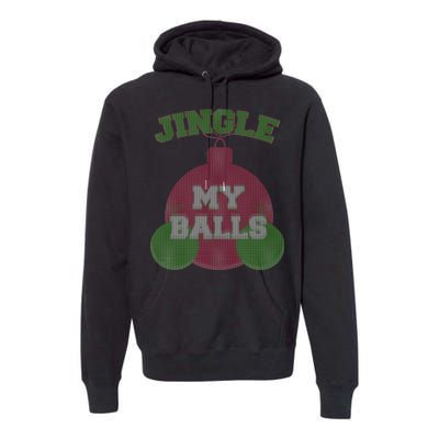 Jingle My Balls Funny X-Mas Premium Hoodie