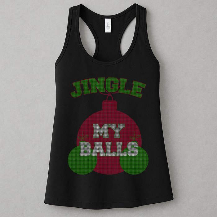 Jingle My Balls Funny X-Mas Womens Tank Top