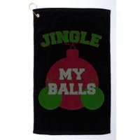 Jingle My Balls Funny X-Mas Golf Towel