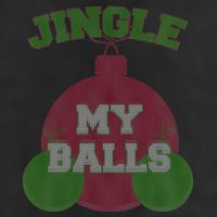 Jingle My Balls Funny X-Mas Golf Towel