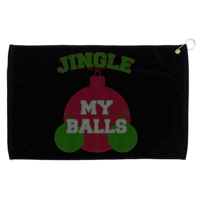 Jingle My Balls Funny X-Mas Grommeted Golf Towel