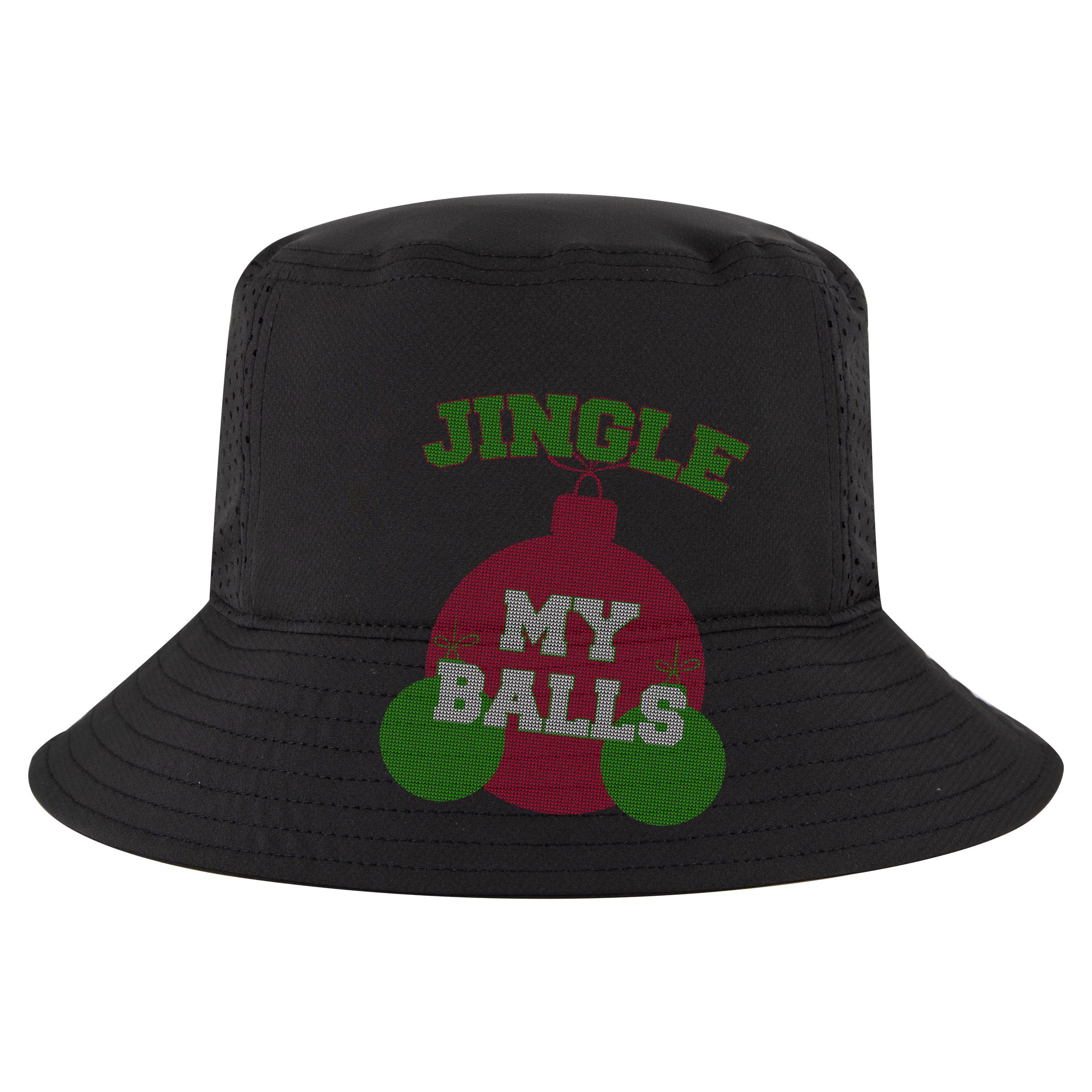 Jingle My Balls Funny X-Mas Cropped Pullover Crew