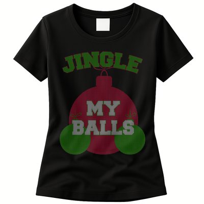 Jingle My Balls Funny X-Mas Womens T-Shirt