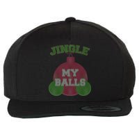 Jingle My Balls Funny X-Mas Wool Snapback Cap