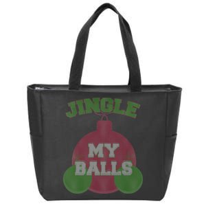 Jingle My Balls Funny X-Mas Zip Tote Bag