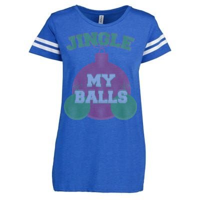 Jingle My Balls Funny X-Mas Enza Ladies Jersey Football T-Shirt