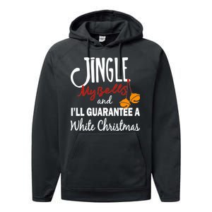 Jingle My Bells For White Christmas Performance Fleece Hoodie