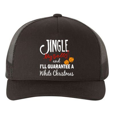 Jingle My Bells For White Christmas Yupoong Adult 5-Panel Trucker Hat