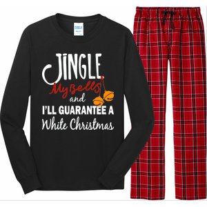 Jingle My Bells For White Christmas Long Sleeve Pajama Set