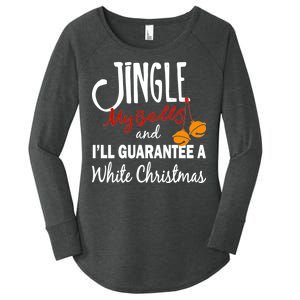 Jingle My Bells For White Christmas Women's Perfect Tri Tunic Long Sleeve Shirt