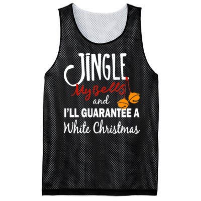 Jingle My Bells For White Christmas Mesh Reversible Basketball Jersey Tank