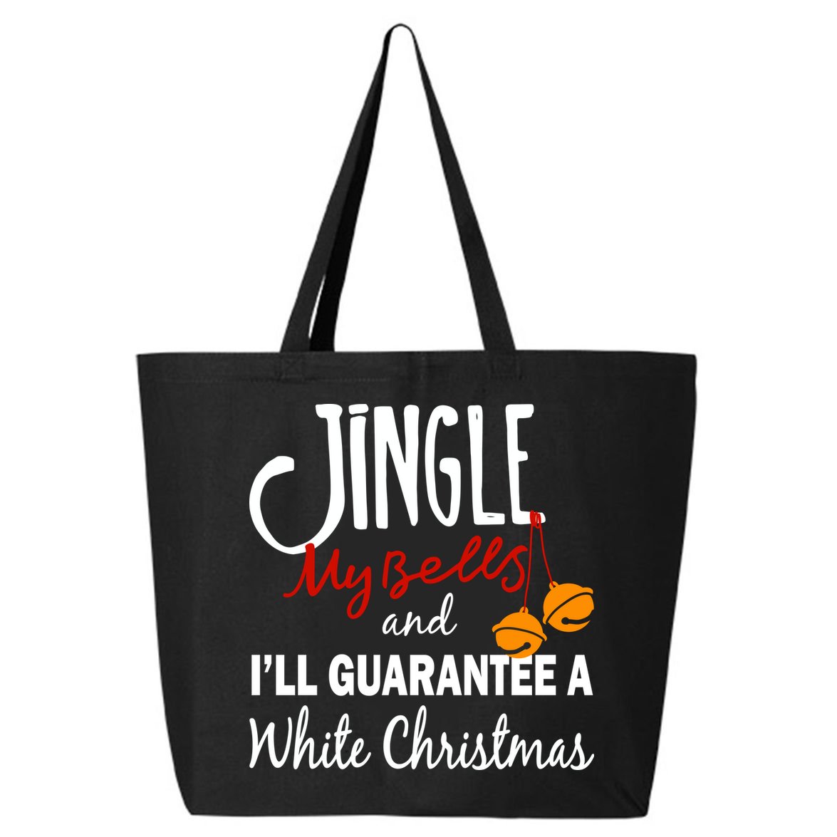 Jingle My Bells For White Christmas 25L Jumbo Tote