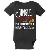 Jingle My Bells For White Christmas Baby Bodysuit