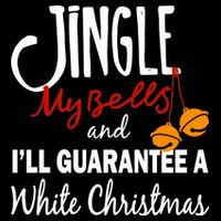 Jingle My Bells For White Christmas Baby Bodysuit