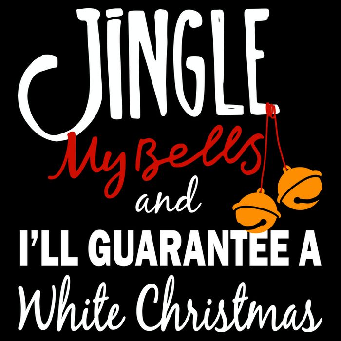 Jingle My Bells For White Christmas Baby Bodysuit