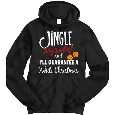 Jingle My Bells For White Christmas Tie Dye Hoodie