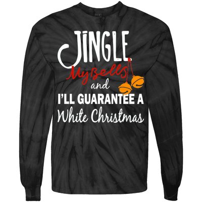 Jingle My Bells For White Christmas Tie-Dye Long Sleeve Shirt