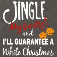 Jingle My Bells For White Christmas Cotton Canvas Backpack