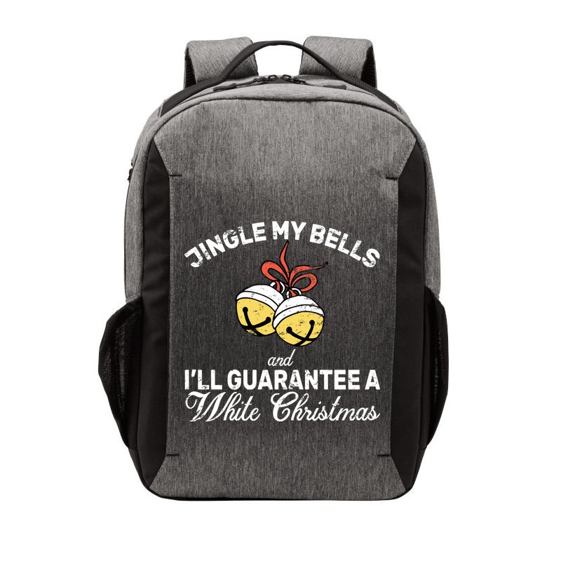 Jingle My Bells Guarantee A White Christmas  Vector Backpack