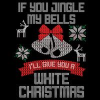 Jingle My Bells X-Mas Ugly Christmas Flat Bill Trucker Hat