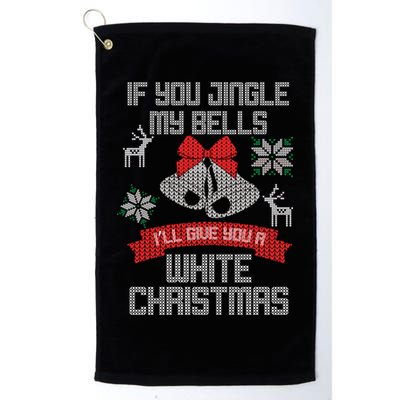 Jingle My Bells X-Mas Ugly Christmas Golf Towel