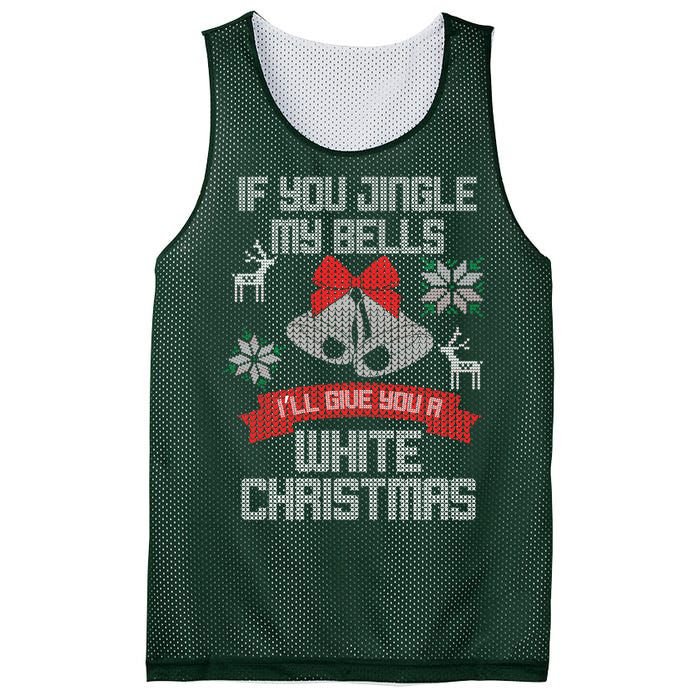 Jingle My Bells X-Mas Ugly Christmas Mesh Reversible Basketball Jersey Tank