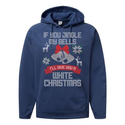 Jingle My Bells X-Mas Ugly Christmas Performance Fleece Hoodie