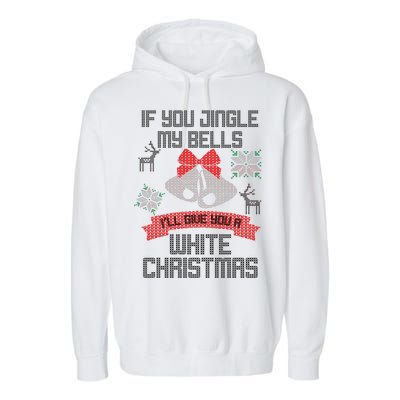 Jingle My Bells X-Mas Ugly Christmas Garment-Dyed Fleece Hoodie