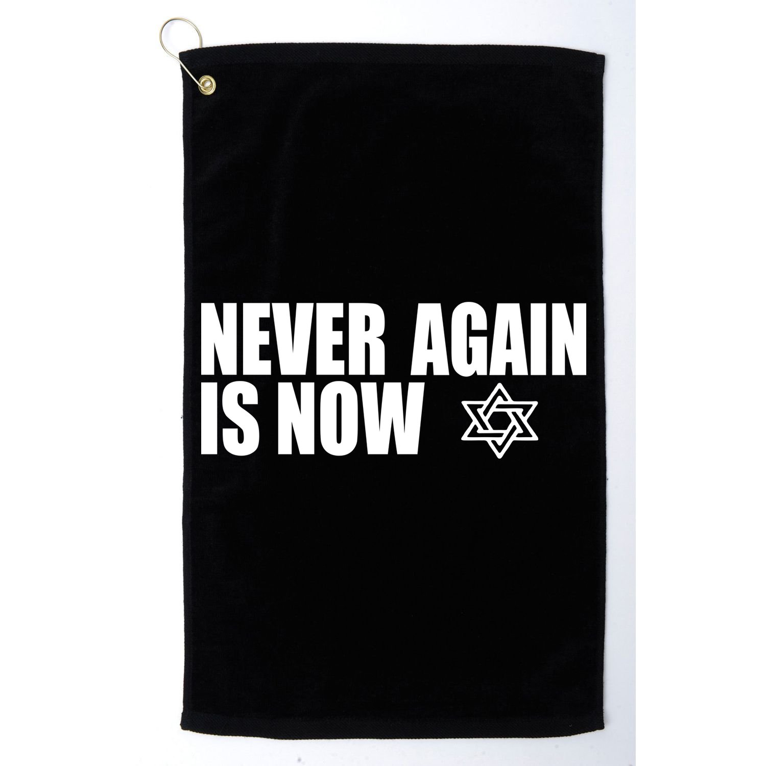 Jewish Israel Pride Am Yisrael Chai Never Again Is Now Golf Towel