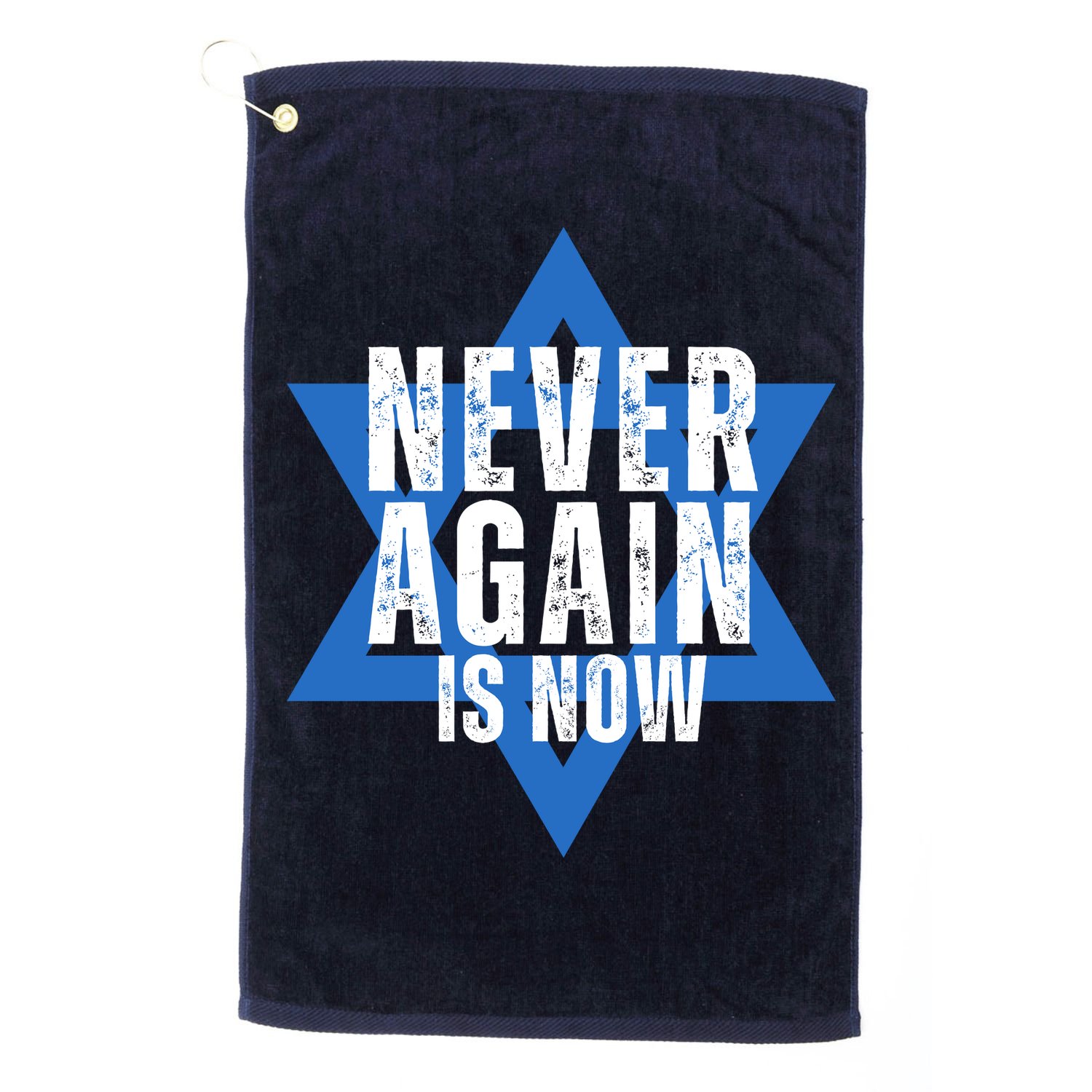 Jewish Israel Pride Am Yisrael Chai Never Again Is Now Golf Towel