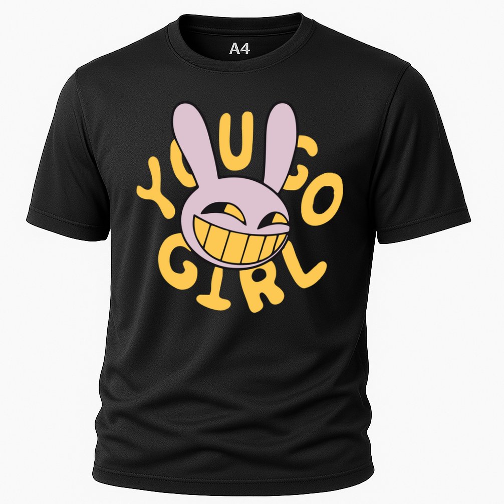 Jax Iconic Quote You Go Girl Cooling Performance Crew T-Shirt