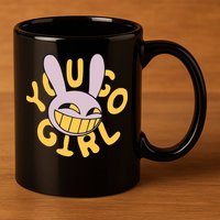Jax Iconic Quote You Go Girl 11oz C Handle Ceramic Mug